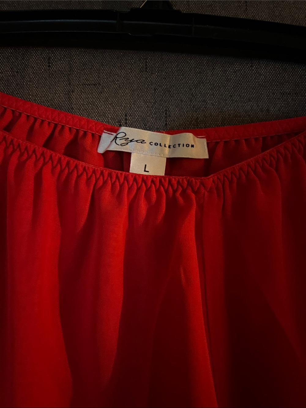 Rya Collection Cami Tap 739 Cherry Red sexy soft material ! L - Picture 9 of 12